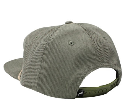 Local Boy Canvas back Corduroy Hat in Agave