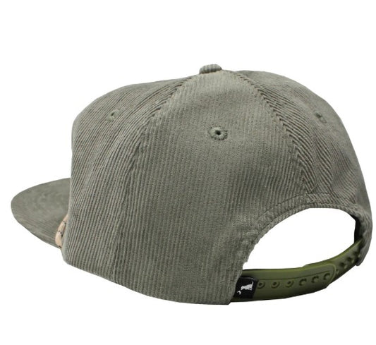 Local Boy Canvas back Corduroy Hat in Agave