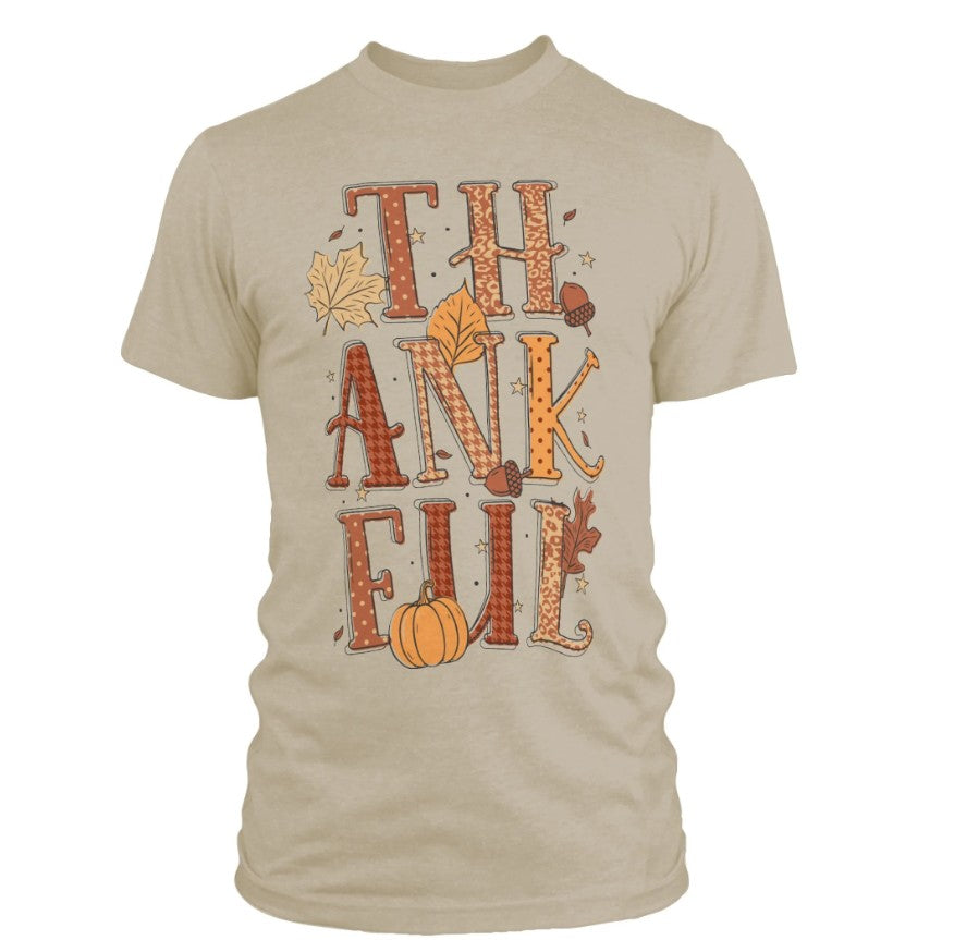 Thankful Time Vintage Washed Unisex Short Sleeve T-Shirt