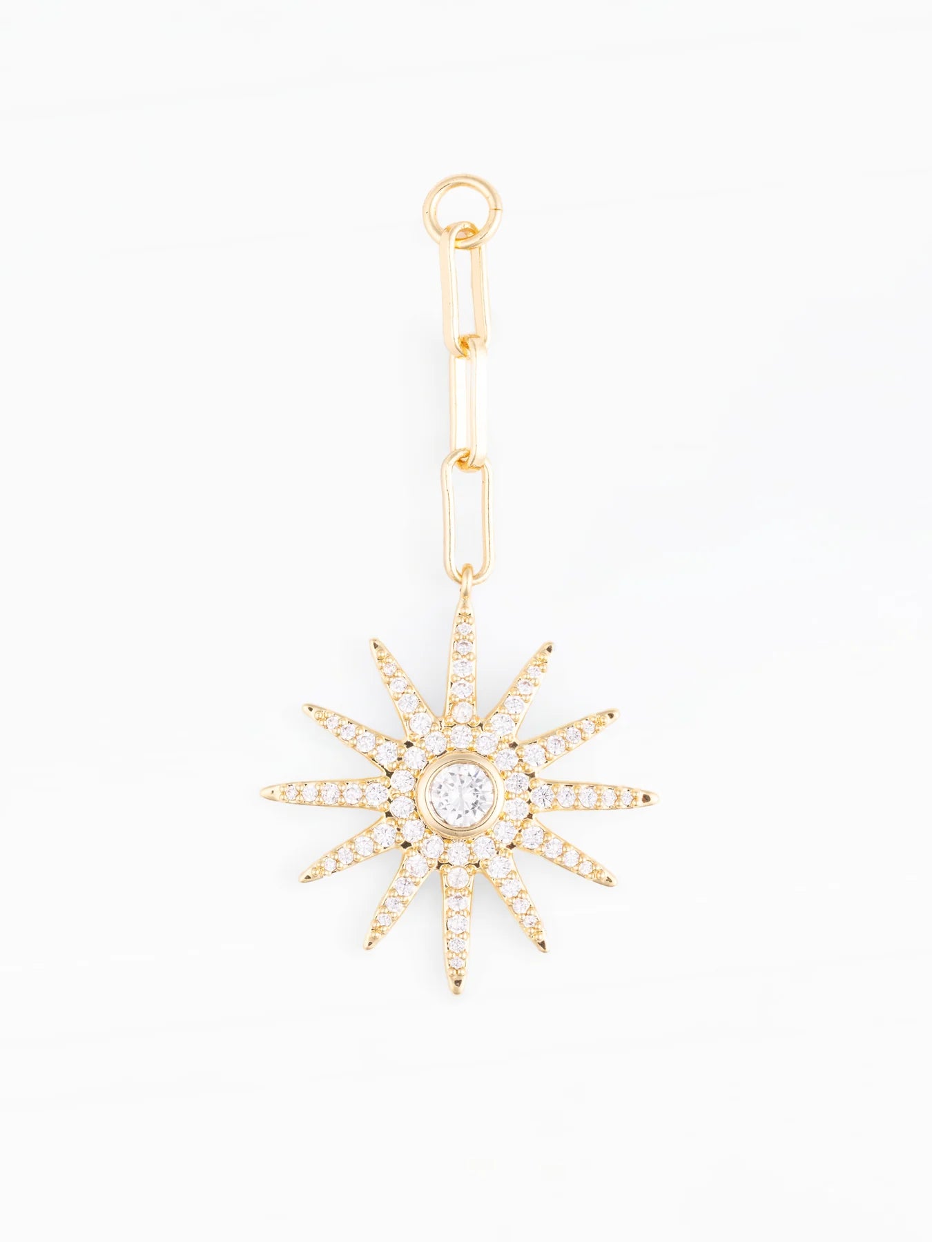 68167 Mary Square Starburst Bag Charm