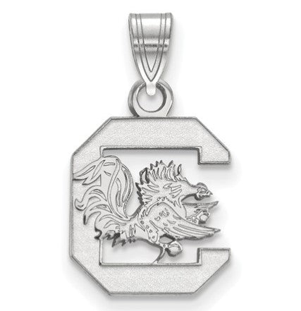 Sterling Silver University Of South Carolina Small Pendant
