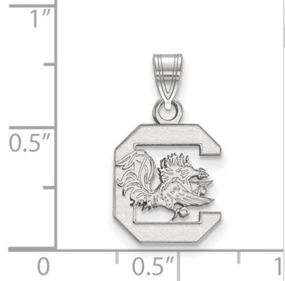 Sterling Silver University Of South Carolina Small Pendant