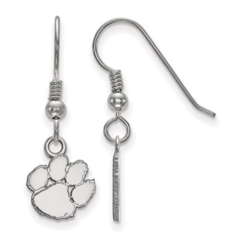 Sterling Silver Clemson University XS Dangle Earrings