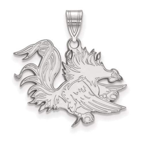 Sterling Silver University Of South Carolina Large Pendant