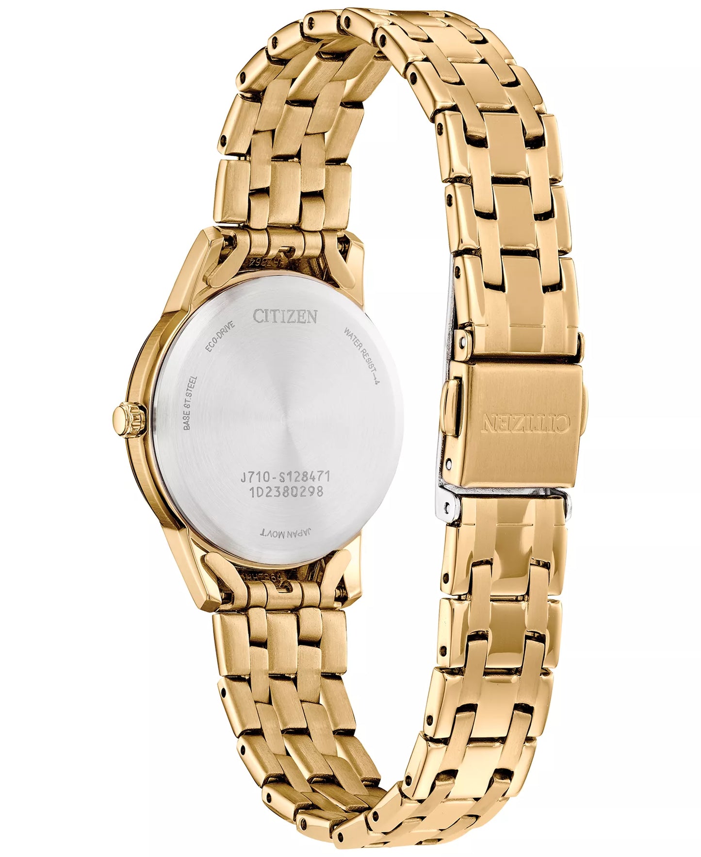EM0682-74A Citizen Eco-Drive Women's Classic Gold-Tone Stainless Steel Bracelet Watch 29mm
