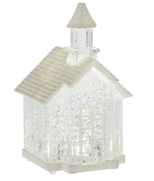 Lighted Mini LED Shimmer Church