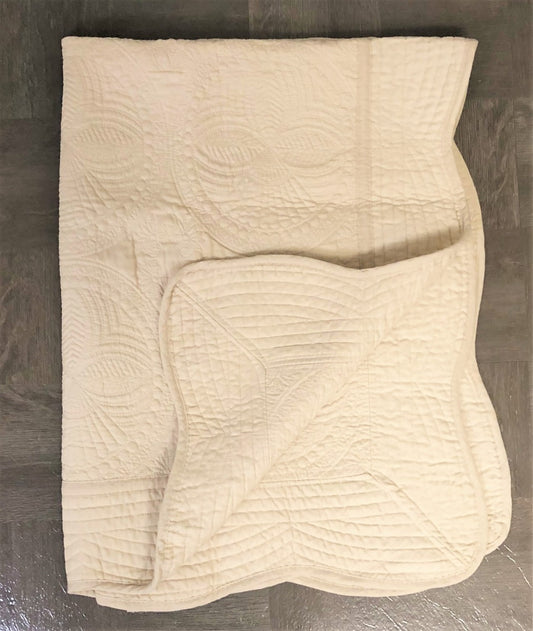 Baby Quilt - Taupe