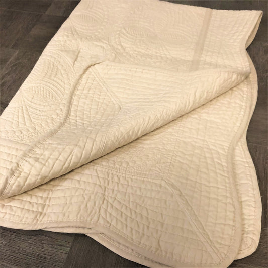 Baby Quilt - Taupe