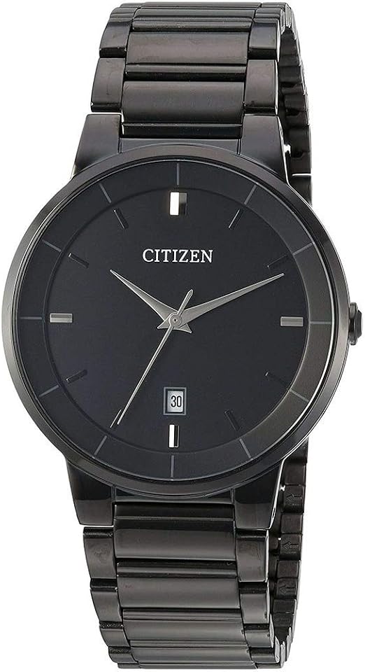 BI5017-50E Citizen Men's Quartz Watch WR50 Black Bracelet