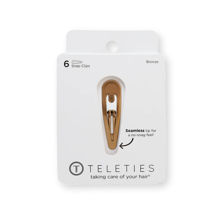 Teleties Snap Clips - Bronze
