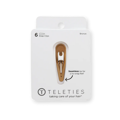 Teleties Snap Clips - Bronze