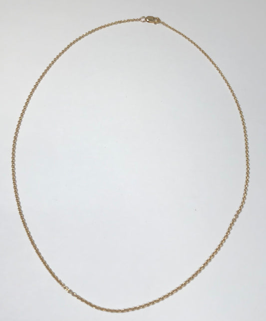 1523 14/20 Gold Filled Cable Chain with Lobster Clasp