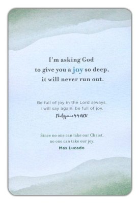9781648704277 100 Pass-Along Notes for Peace & Rest By: Max Lucado Prayers to Share 0