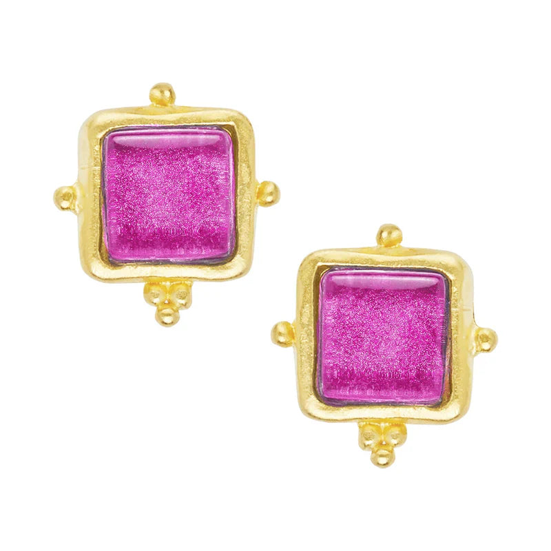 Susan Shaw Gold Plated Madeline Studs