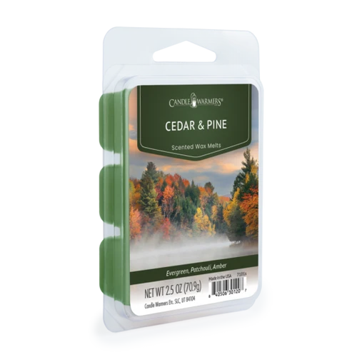 7101S Candle Warmers 2.5 oz Wax Melt - Cedar & Pine