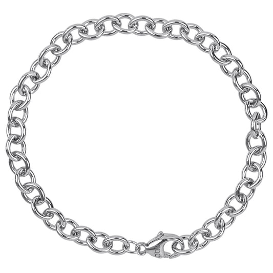 Rembrandt Round Cable Link Classic Bracelet - 8"