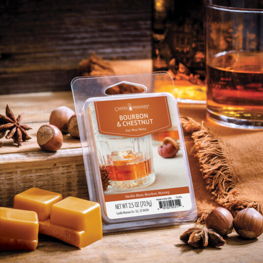 7147S Candle Warmers WAX MELT BOURBON & CHESTNUT 2.5oz