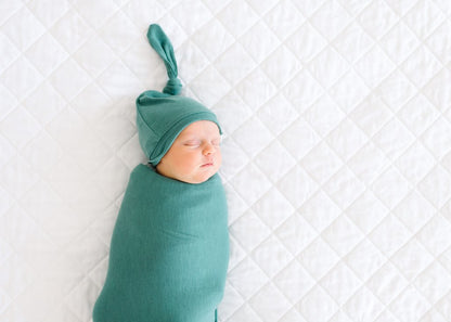 Copper Pearl Knit Swaddle Blanket - Journey