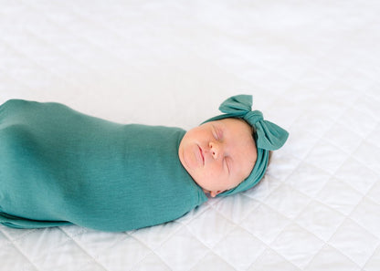 Copper Pearl Knit Swaddle Blanket - Journey