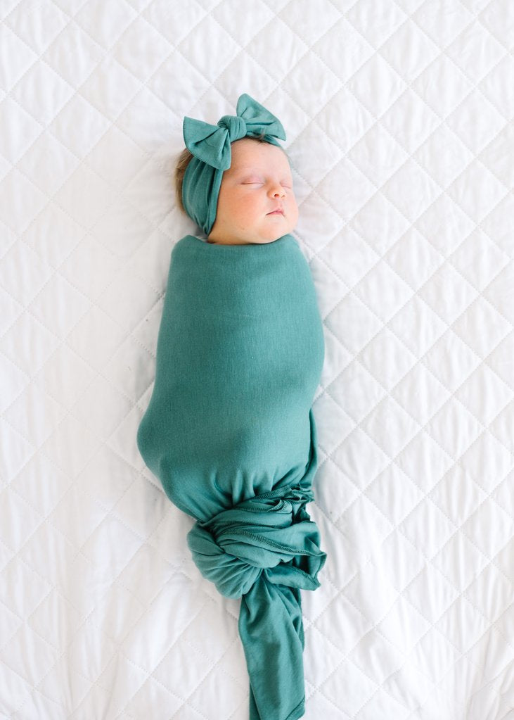 Copper Pearl Knit Swaddle Blanket - Journey
