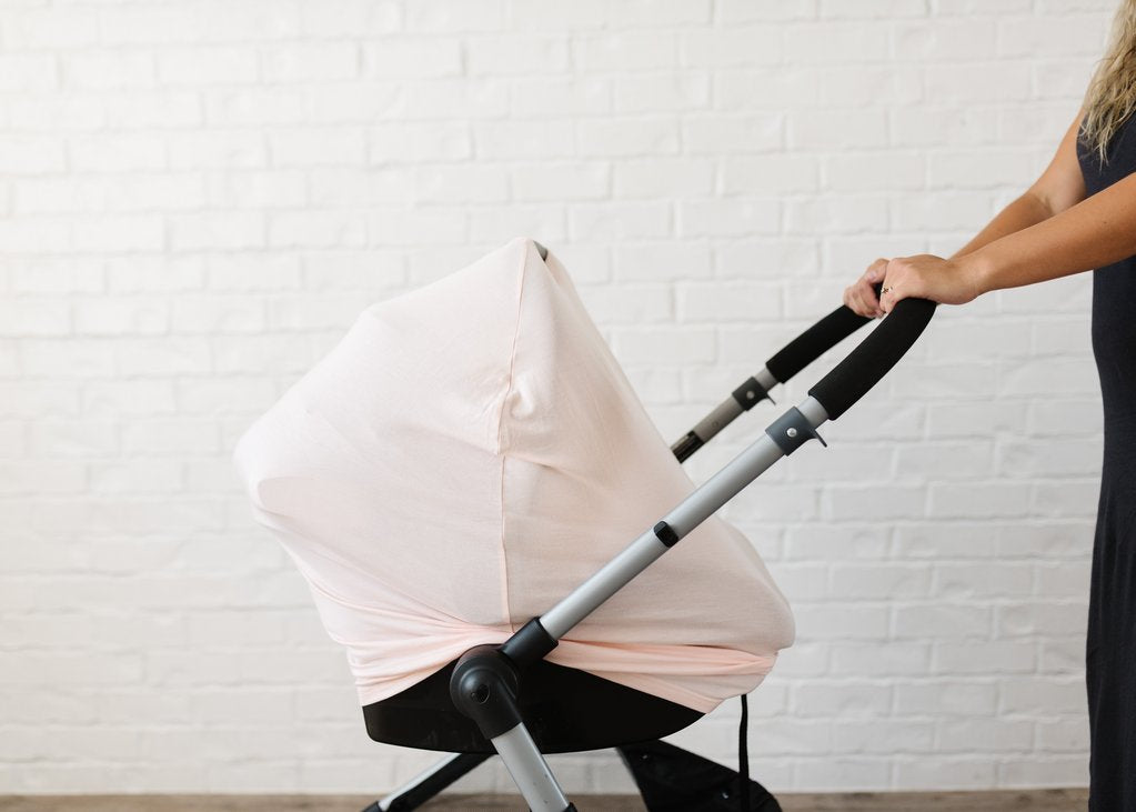Copper Pearl Multi-Use Car Seat Cover & Nursing Cover - Blush
