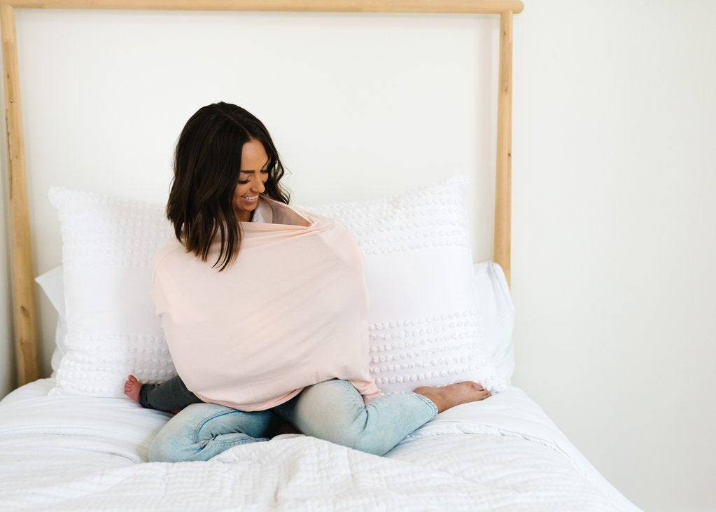 Copper Pearl Multi-Use Car Seat Cover & Nursing Cover - Blush
