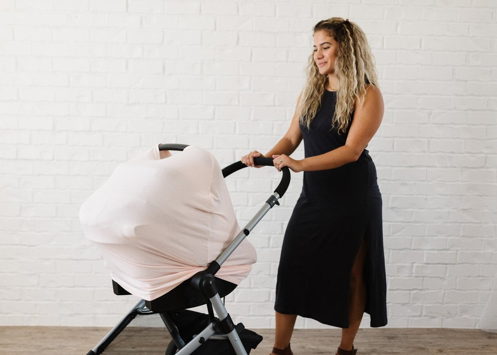 Copper Pearl Multi-Use Car Seat Cover & Nursing Cover - Blush