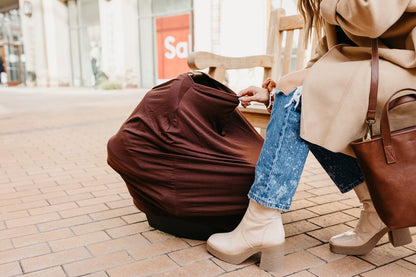 Copper Pearl Multi-Use Car Seat Cover & Nursing Cover - Moose