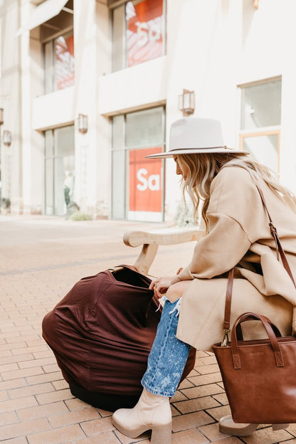 Copper Pearl Multi-Use Car Seat Cover & Nursing Cover - Moose