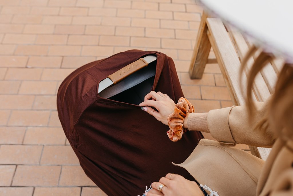 Copper Pearl Multi-Use Car Seat Cover & Nursing Cover - Moose