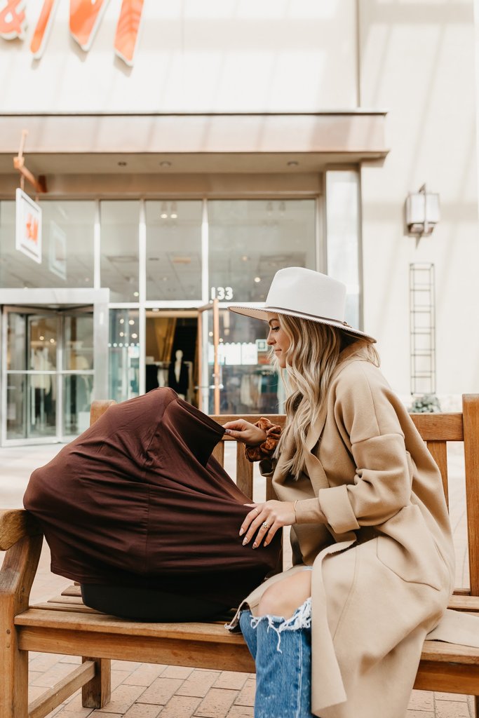 Copper Pearl Multi-Use Car Seat Cover & Nursing Cover - Moose