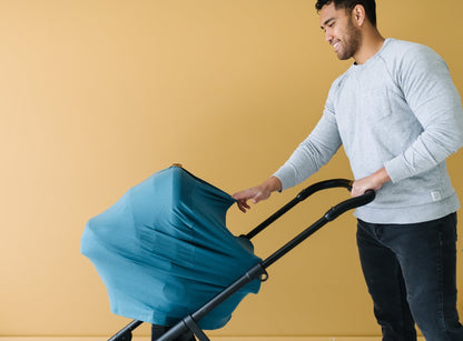 Copper Pearl Multi-Use Car Seat Cover & Nursing Cover - Steel