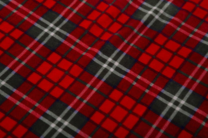 Holiday Plaid Sherpa Throw Blanket