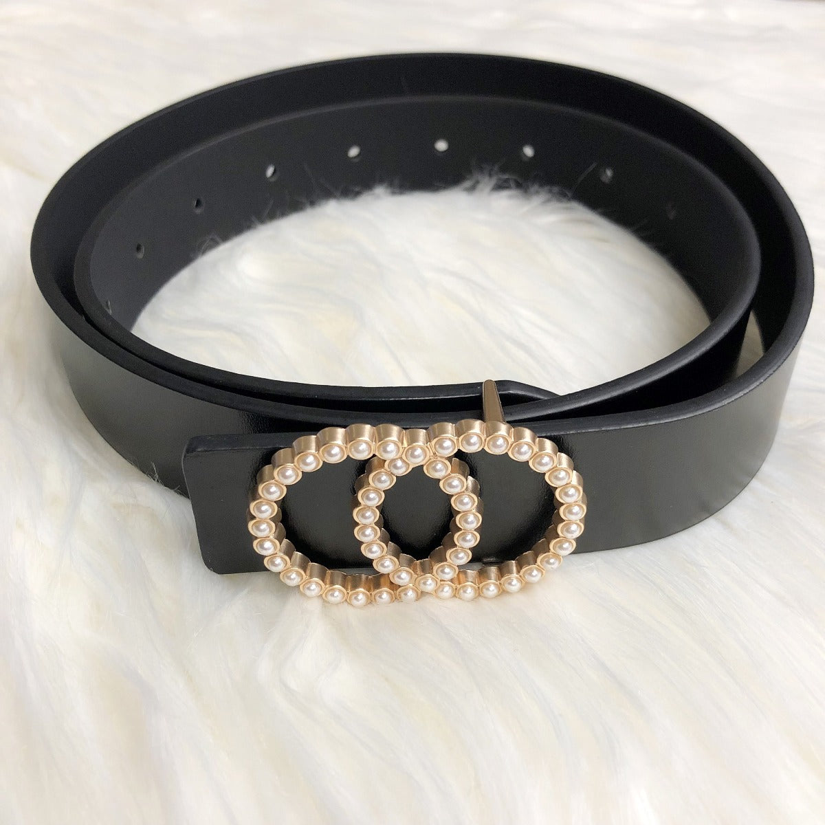 Treasure Your Love Belt - Black