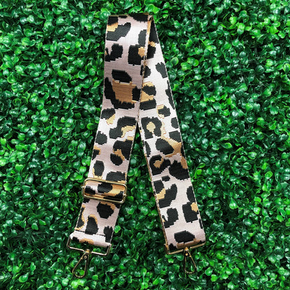 Cheetah Print Guitar Strap
