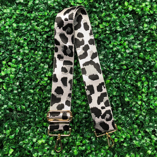 Cheetah Print Guitar Strap