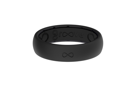 Groove Life Solid Midnight Black Thin Ring