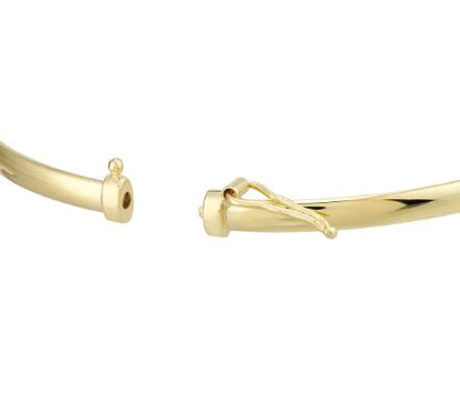 14K Yellow Gold Plain Bangle