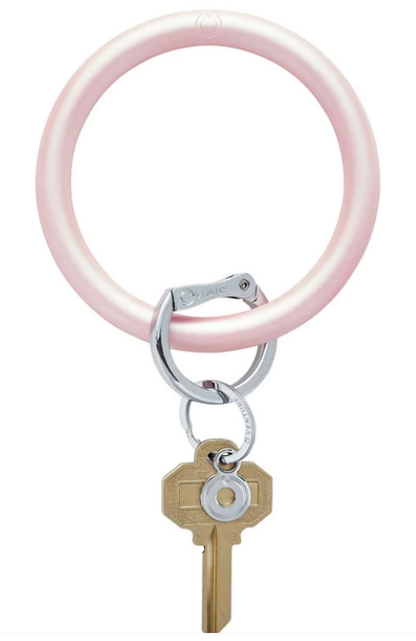 O-Venture Silicone Big O Key Ring - Rose Parlized
