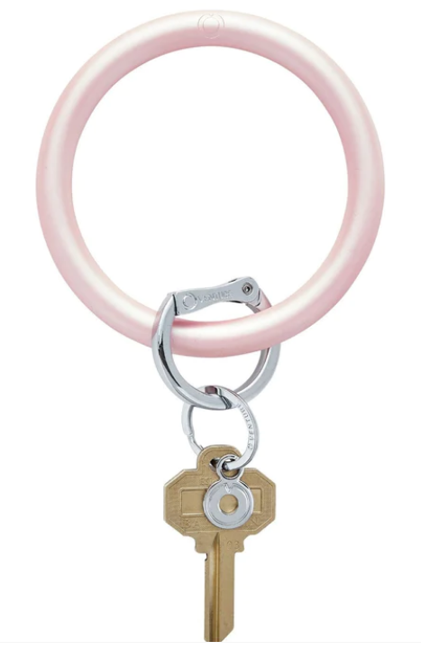 O-Venture Silicone Big O Key Ring - Rose Parlized
