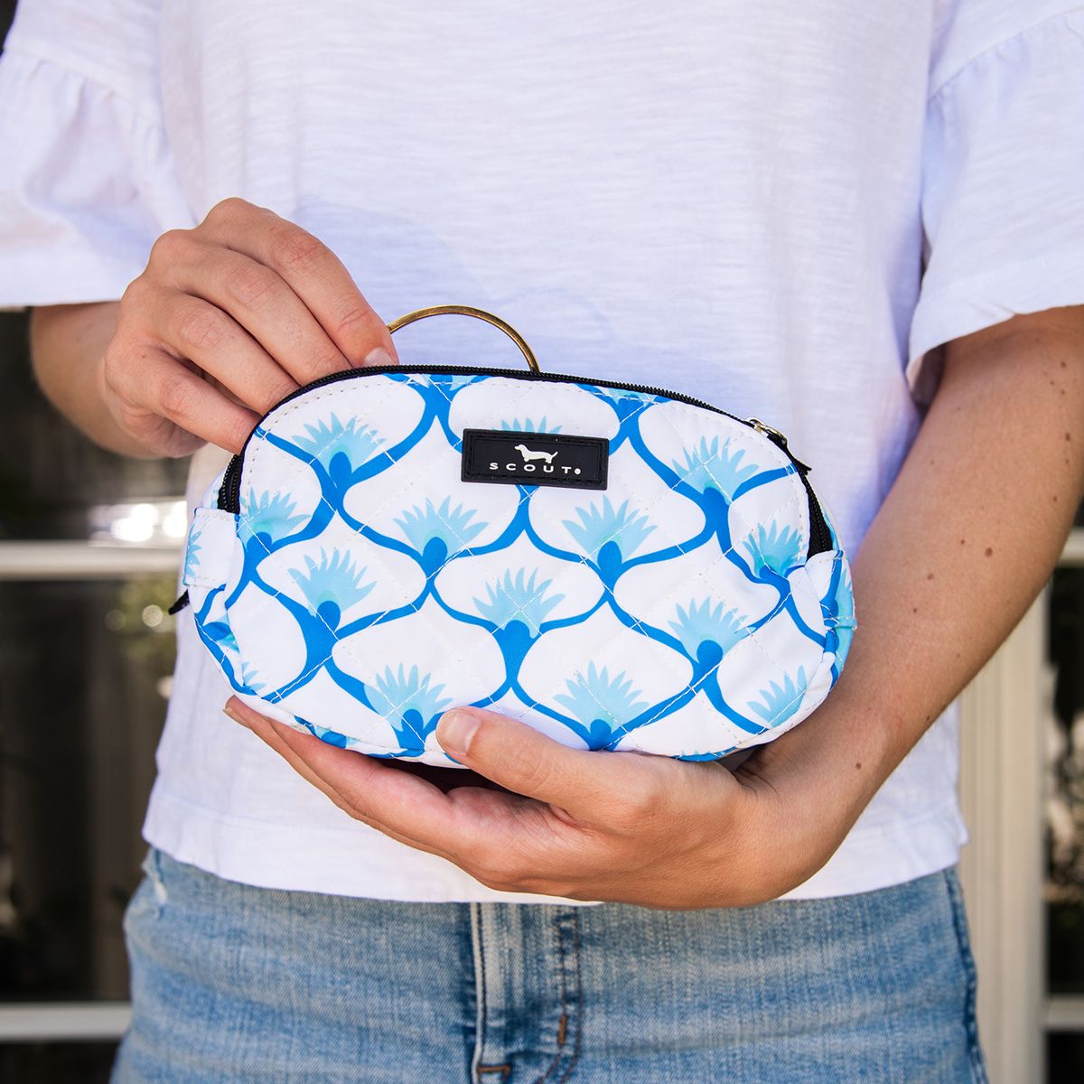 Scout Quilty Pleasures Pouch - Fanna White