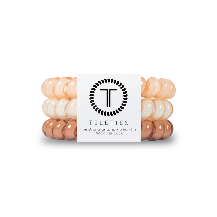 Teleties Large Hair Ties - For The Love of Nudes