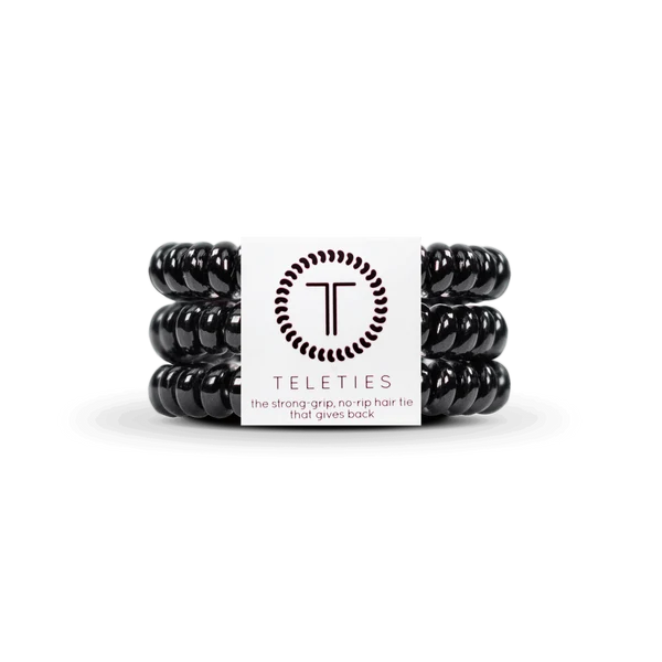 TT-S-003 Teleties Small Ties Jet Black 0