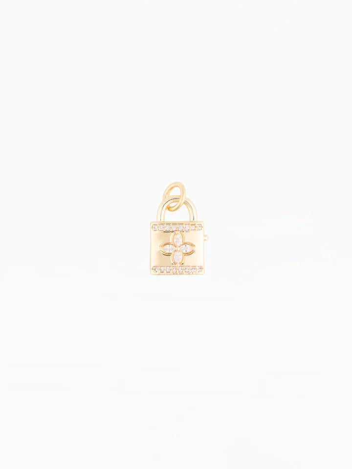 72823 Michelle McDowell Luxe Flora Locket Charm
