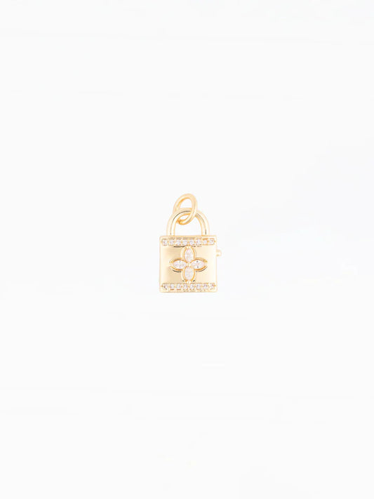 72823 Michelle McDowell Luxe Flora Locket Charm