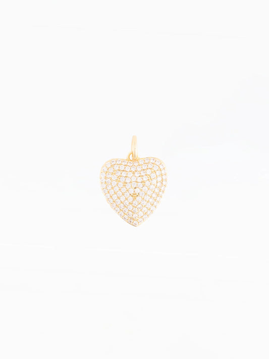 72824 Michelle McDowell Luxe Pave Heart Charm
