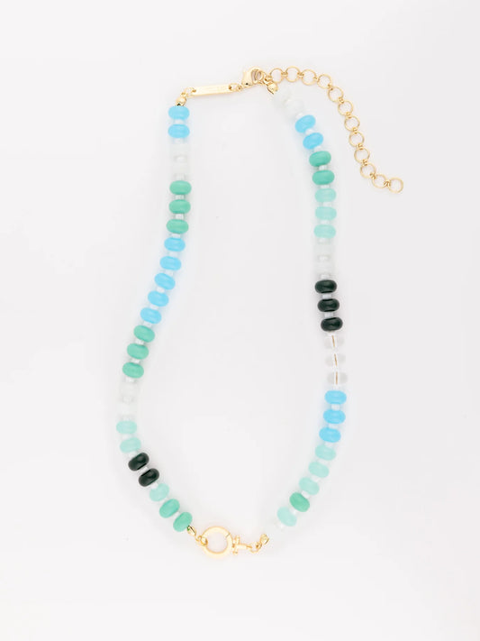 72829 Michelle McDowell Thea Stone Necklace Blue