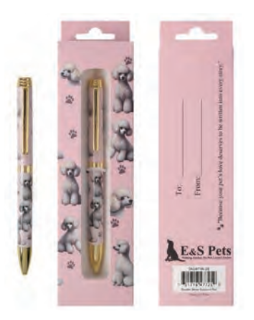 736-28 White Poodle Pen