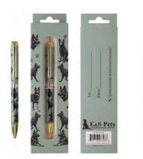 736-75B Black German Shepard Pen