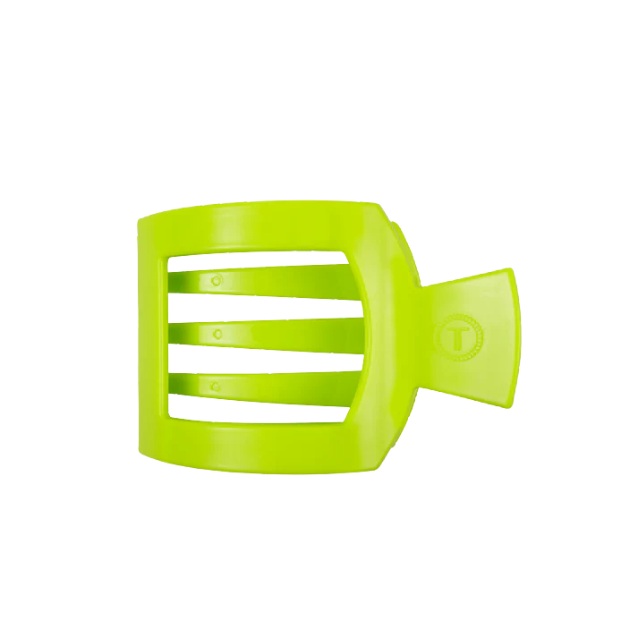 Teleties Medium Flat Square Hair Clip - Summer Brights